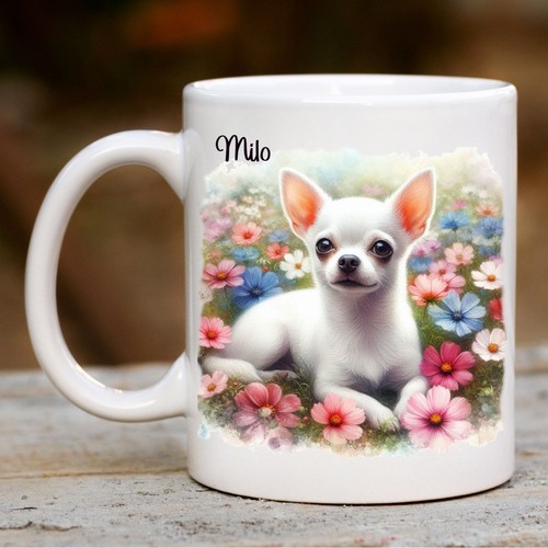 Personalised chihuahua mug - personalised,