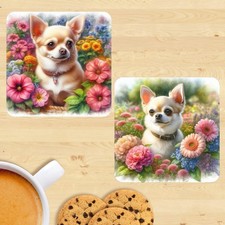 Chihuahua Dog Coasters , Set