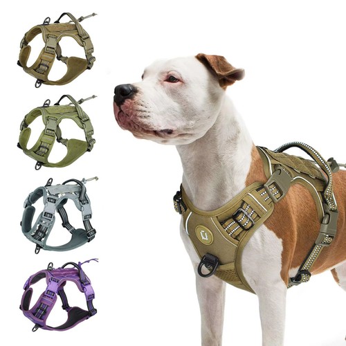 Military tactical dog harness - tactical,