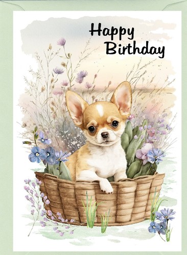 Chihuahua dog birthday - chihuahua,