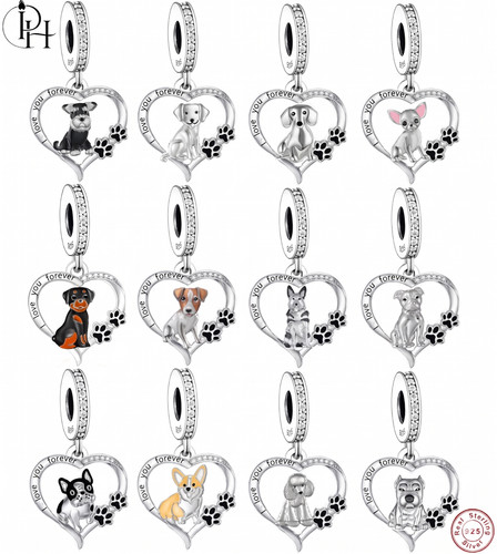 Dog breed pet memorial charm - memorial,