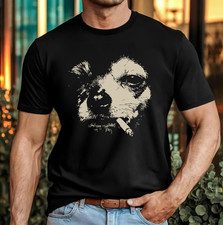 Dog Smoking Cigarette Funny