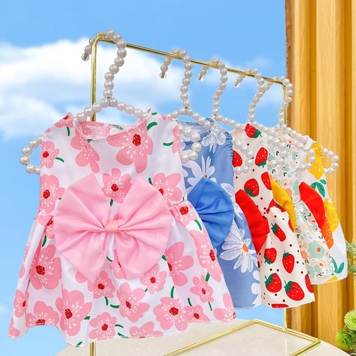 Floral printed puppy princess - floral,