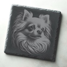 Chihuahua Dog Engraved Slate
