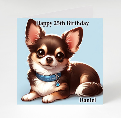 Personalised chihuahua dog - personalised,