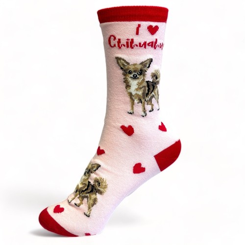 Ladies chihuahua socks love - chihuahua,