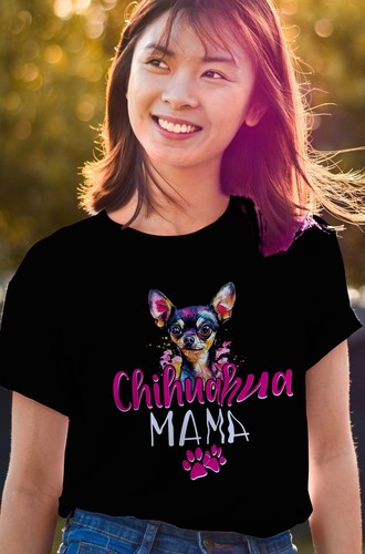Chihuahua mama shirt funny - chihuahua,