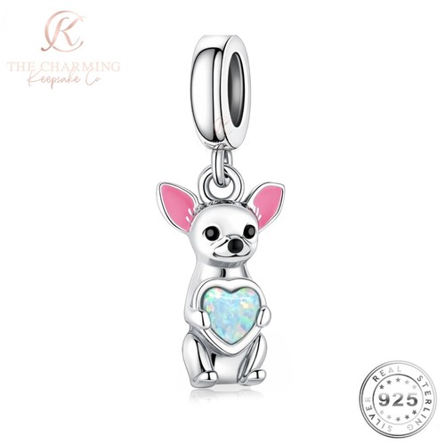 Chihuahua dog charm genuine - chihuahua,