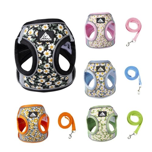 Floral pet harness anti escape - pet,